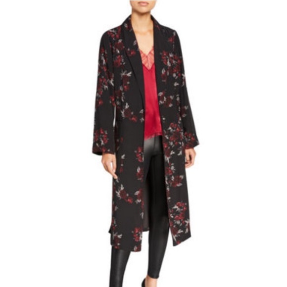 kenzie | Jackets & Coats | Newkenzie Long Lightweight Floral Trench ...